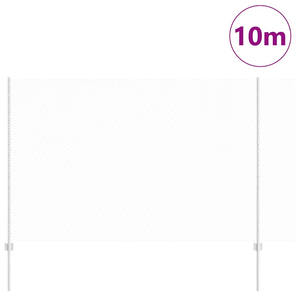 Zavarena žičana ograda 10 x 1,6 m (Š x V) Vruće pocinčani čelik