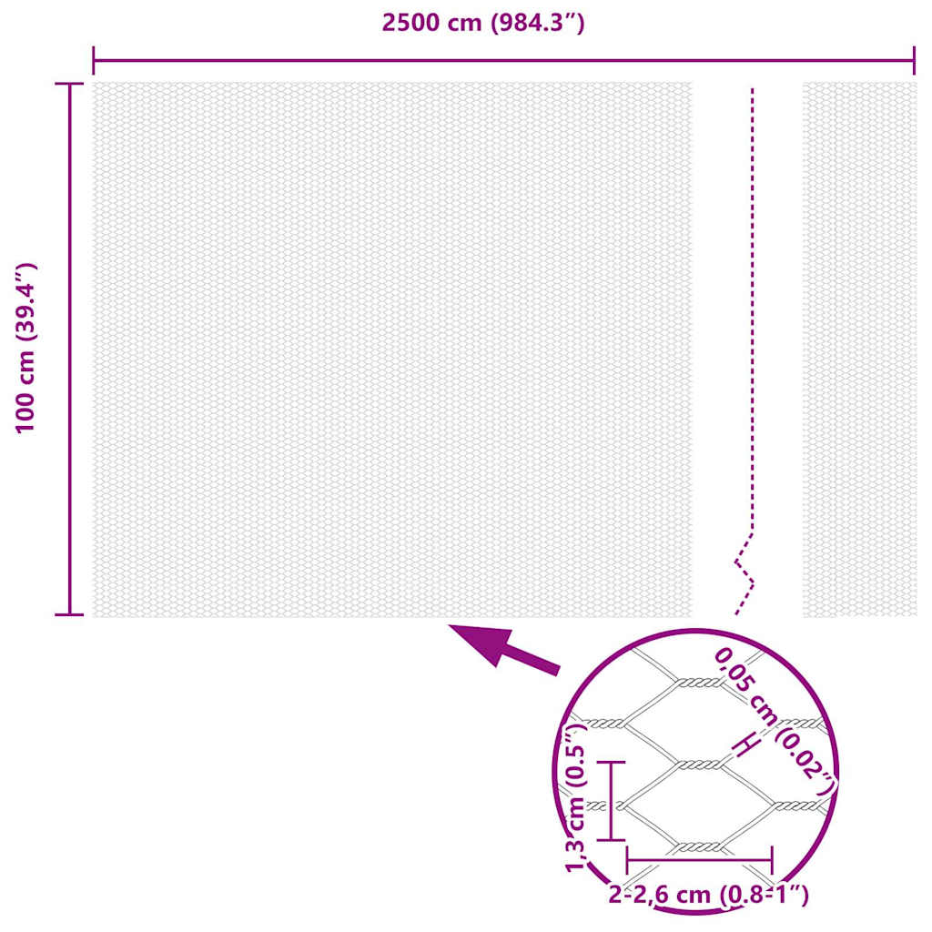 Zavarena žičana ograda 25 x 1 m (Š x V) Vruće pocinčani čelik