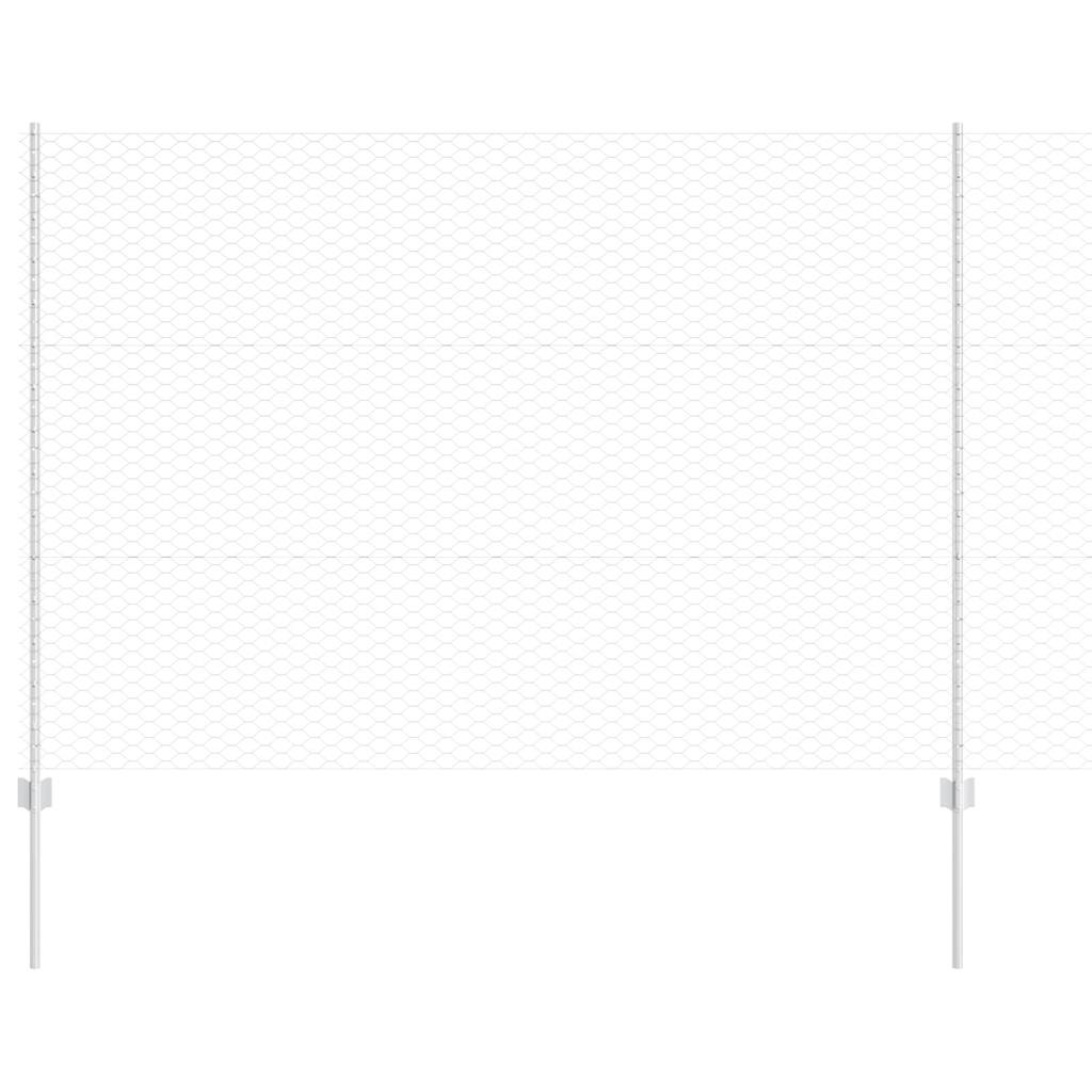Zavarena žičana ograda 25 x 1,5 m (Š x V) Vruće pocinčani čelik