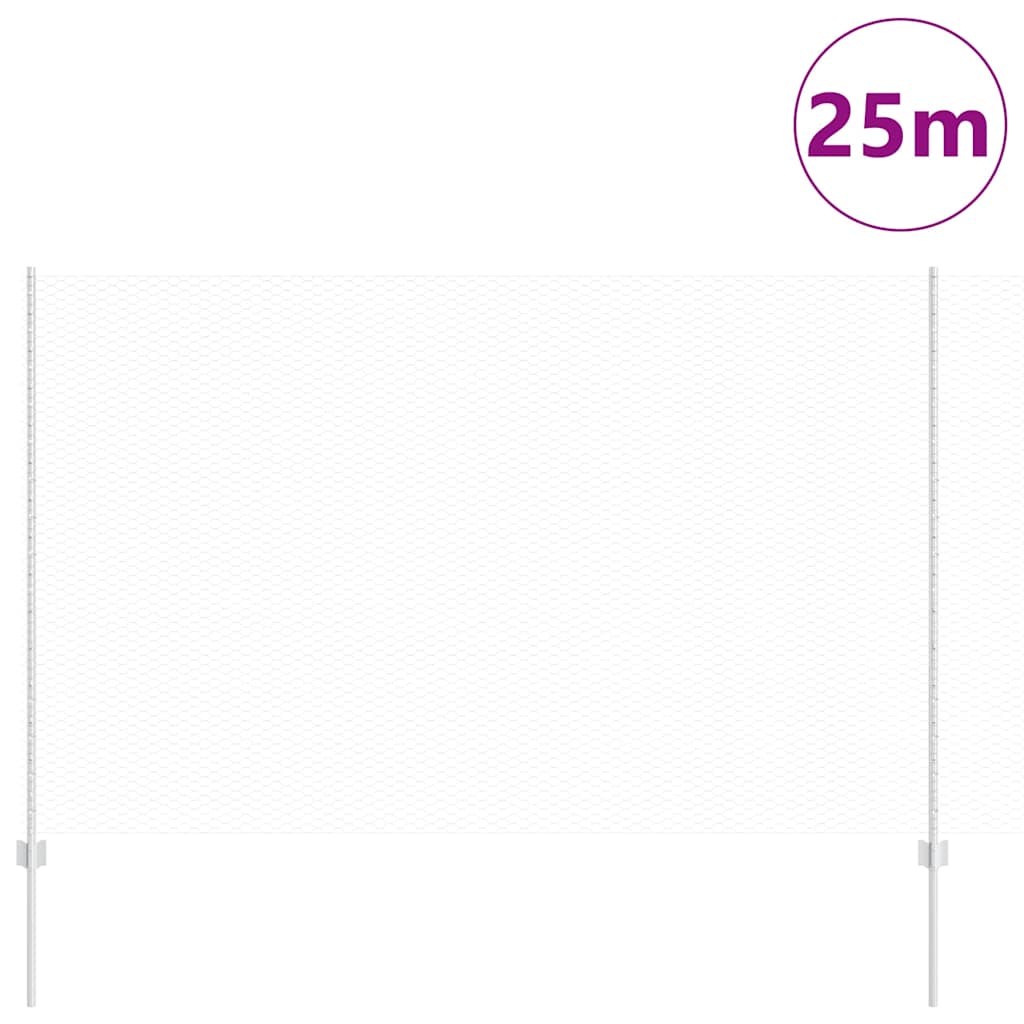 Zavarena žičana ograda 25 x 1,6 m (Š x V) Vruće pocinčani čelik