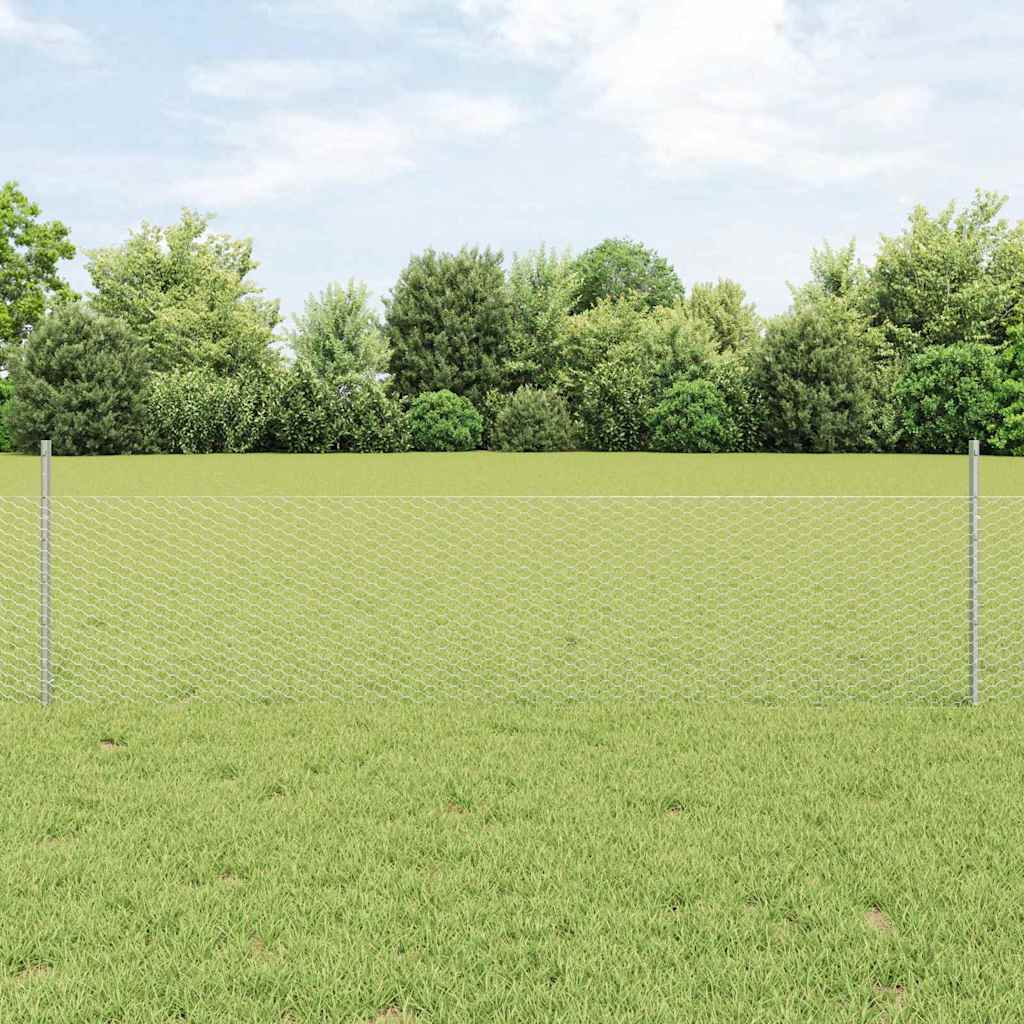 Zavarena žičana ograda 50 x 0,5 m (Š x V) Vruće pocinčani čelik