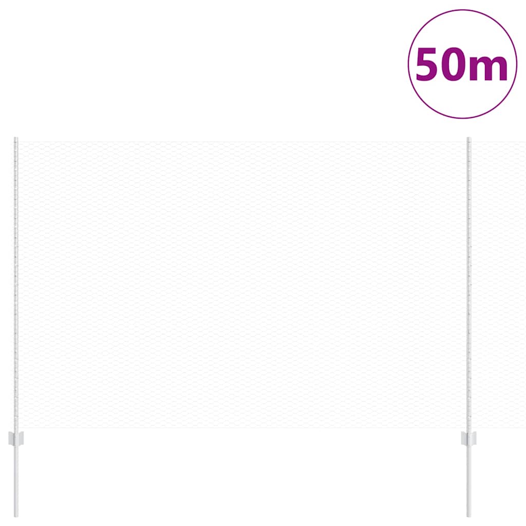 Zavarena žičana ograda 50 x 1,5 m (Š x V) Vruće pocinčani čelik