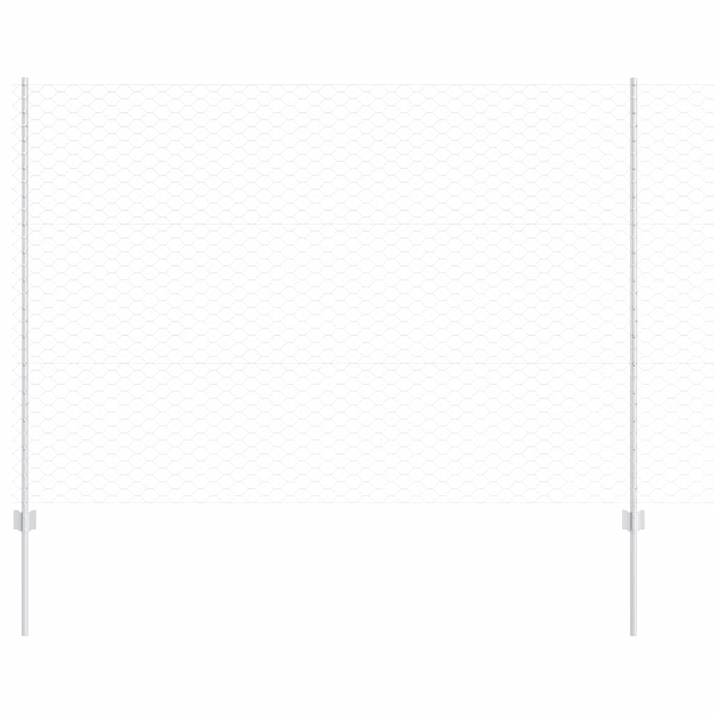 Zavarena žičana ograda 50 x 1,5 m (Š x V) Vruće pocinčani čelik