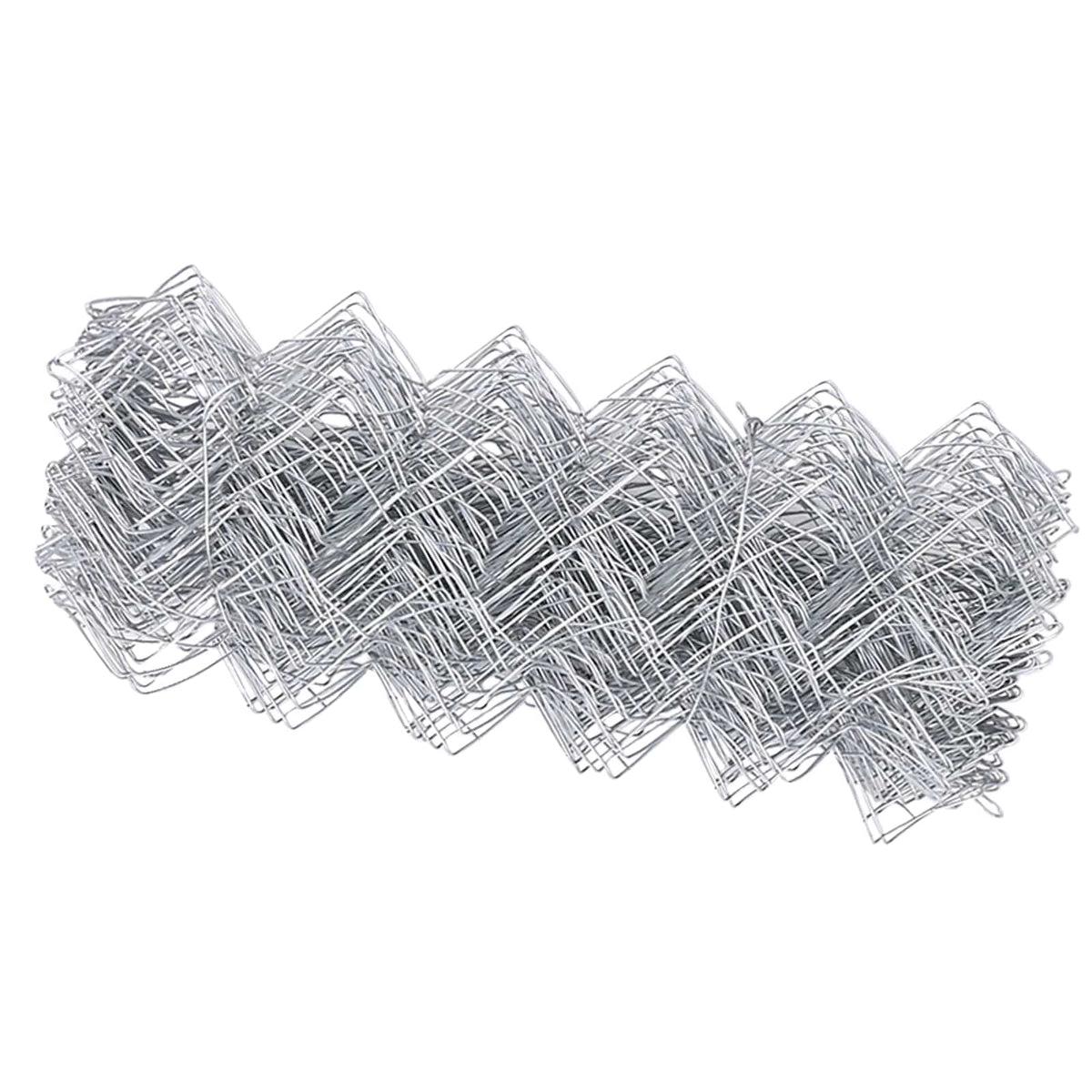 Ograda od lančane veze 10 x 0,8 m Pocinčani čelik Srebrna