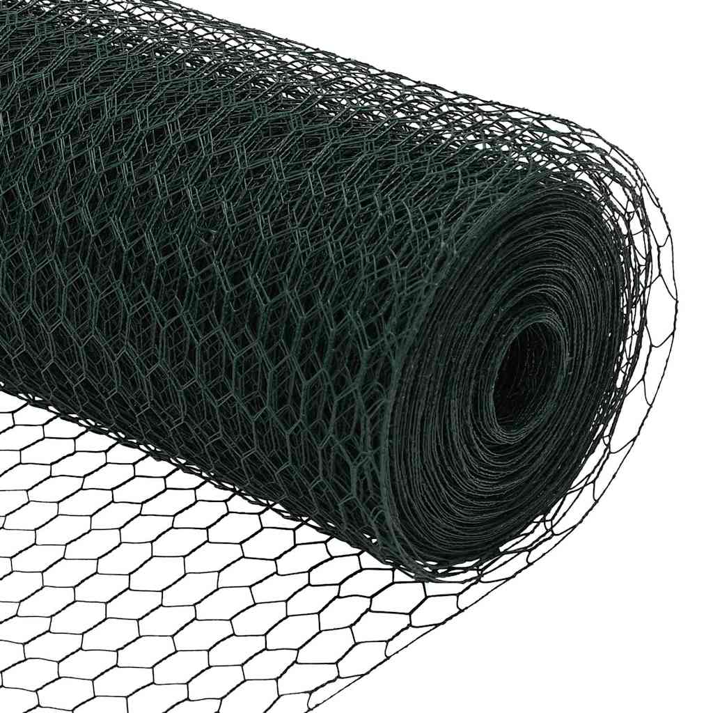 Heksagonalna ograda Zelena 0,4 x 25 m PVC
