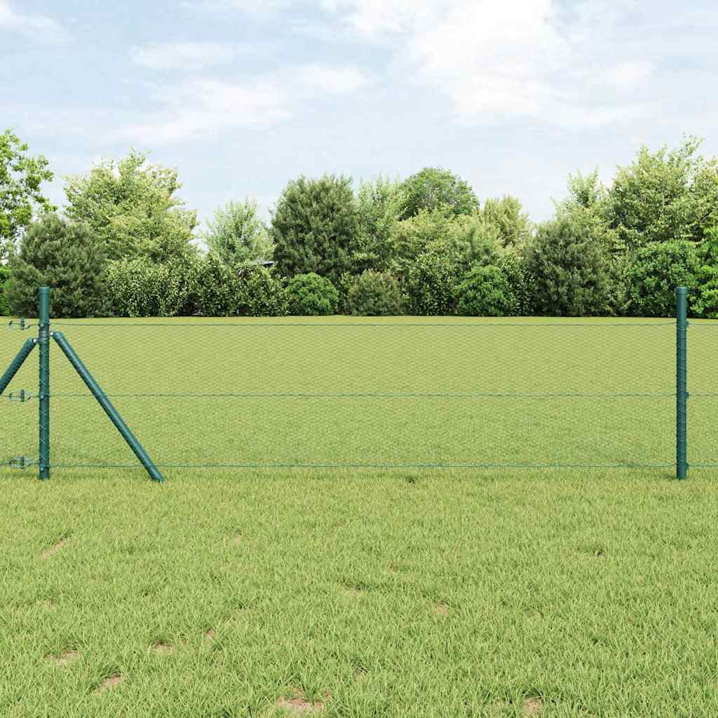 Heksagonalna ograda Zelena 0,4 x 25 m PVC