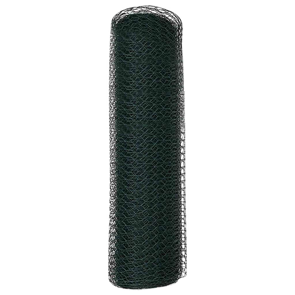 Heksagonalna ograda Zelena 0,4 x 25 m PVC