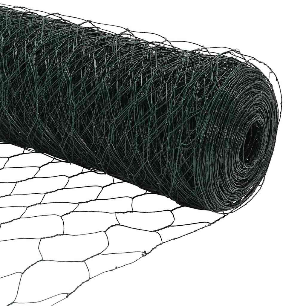 Heksagonalna ograda Zelena 0,4 x 25 m PVC