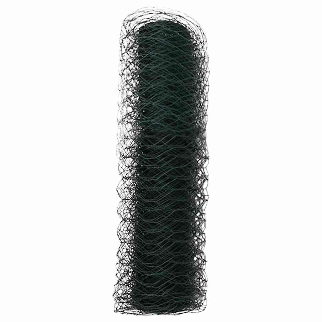 Heksagonalna ograda Zelena 0,4 x 25 m PVC