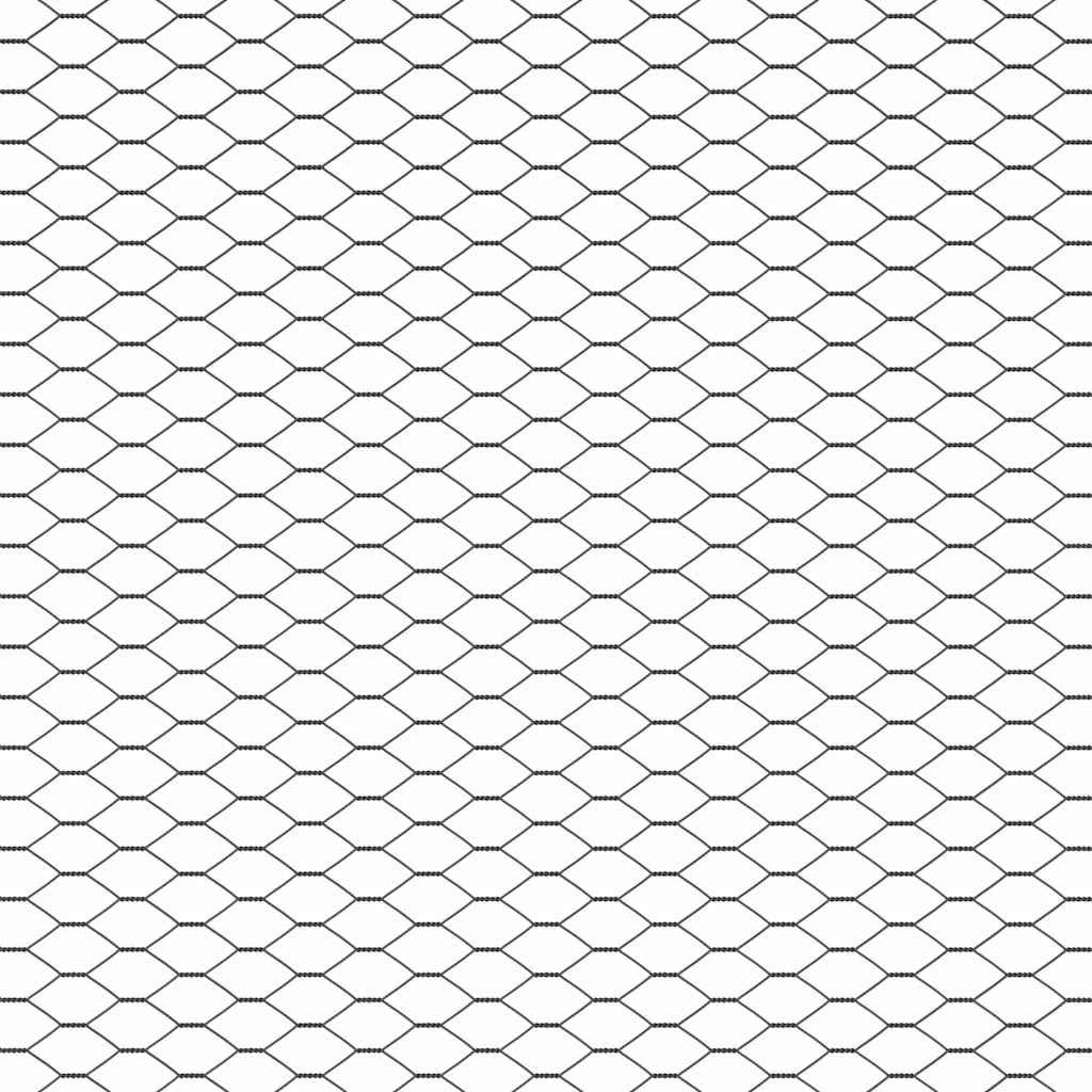 Heksagonalna ograda Siva 1,2 x 10 m PVC