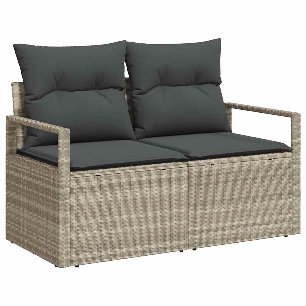 Set sofe s jastukom 10 pcs Svjetlosiva poliratan