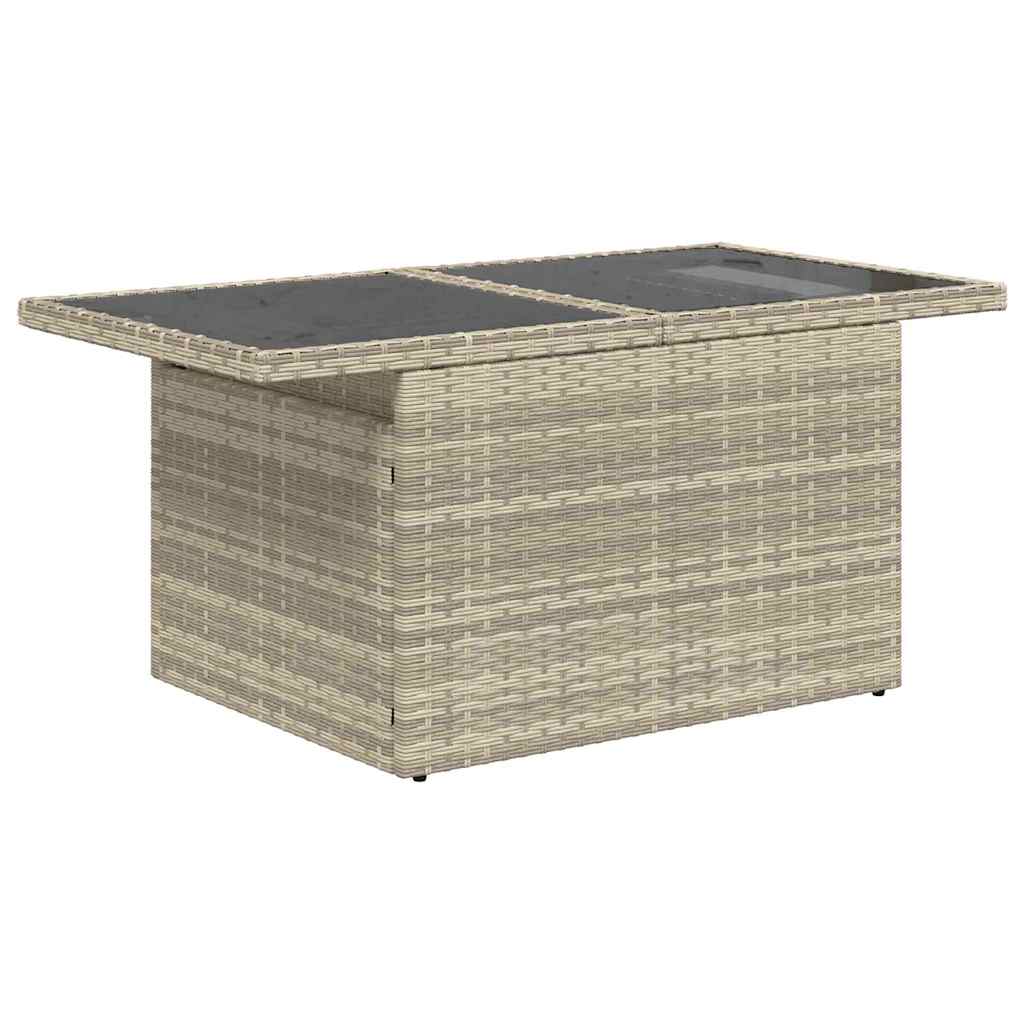 Set sofe s jastukom 7 pcs Svjetlosiva Poli ratan