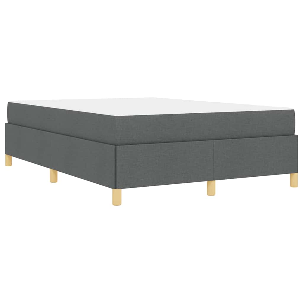 Krevetna konstrukcija Tamno siva 160 x 200 cm tkanina Zagasitosiva