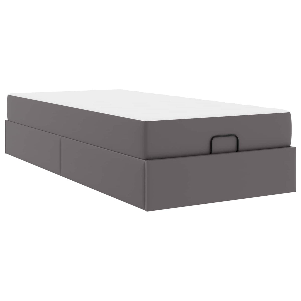 Okvir kreveta s madracem Ostalo 2 kom. Siva PVC 90 x 190 cm
