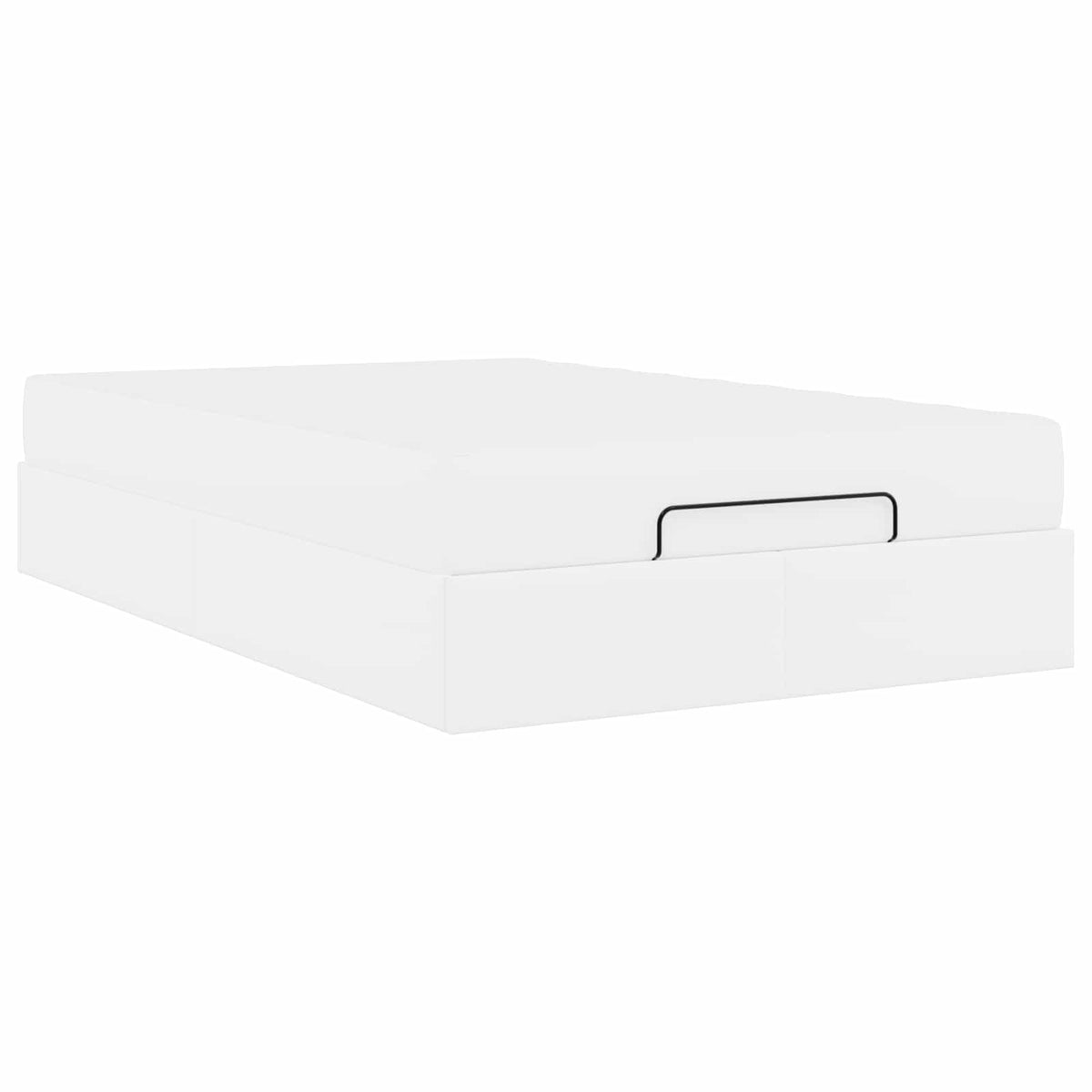 Okvir kreveta s madracem Ostalo 2 kom. Bijelo PVC Bijela 120 x 200 cm