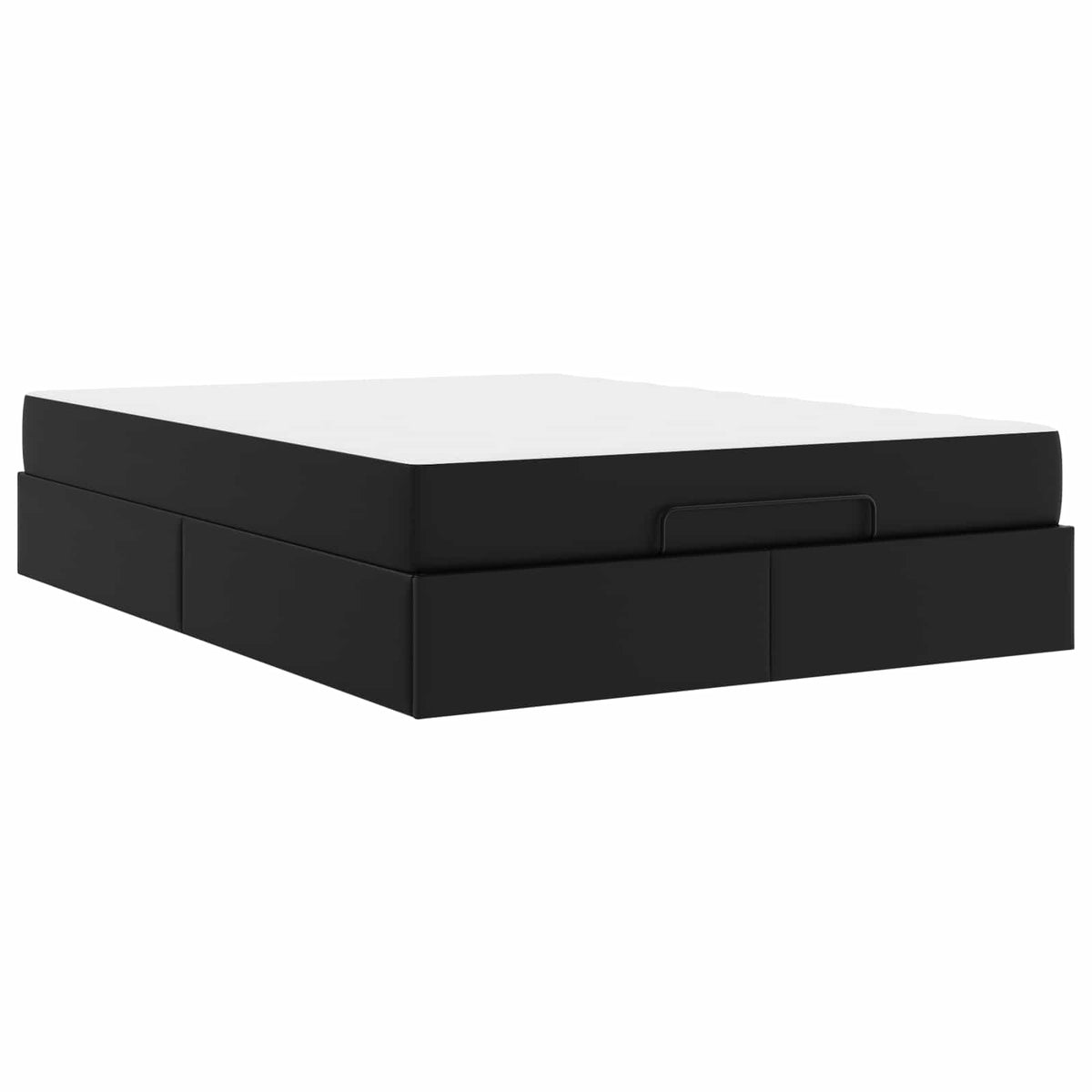 Okvir kreveta s madracem Ostalo 2 kom. Crna PVC 140 x 190 cm