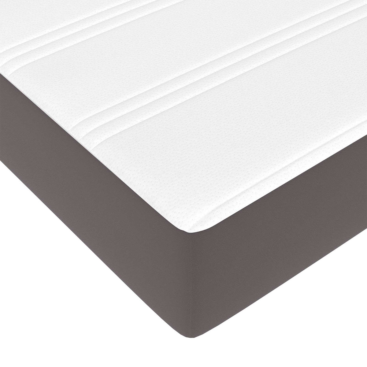 Okvir kreveta s madracem Ostalo 2 kom. Siva PVC 140 x 190 cm