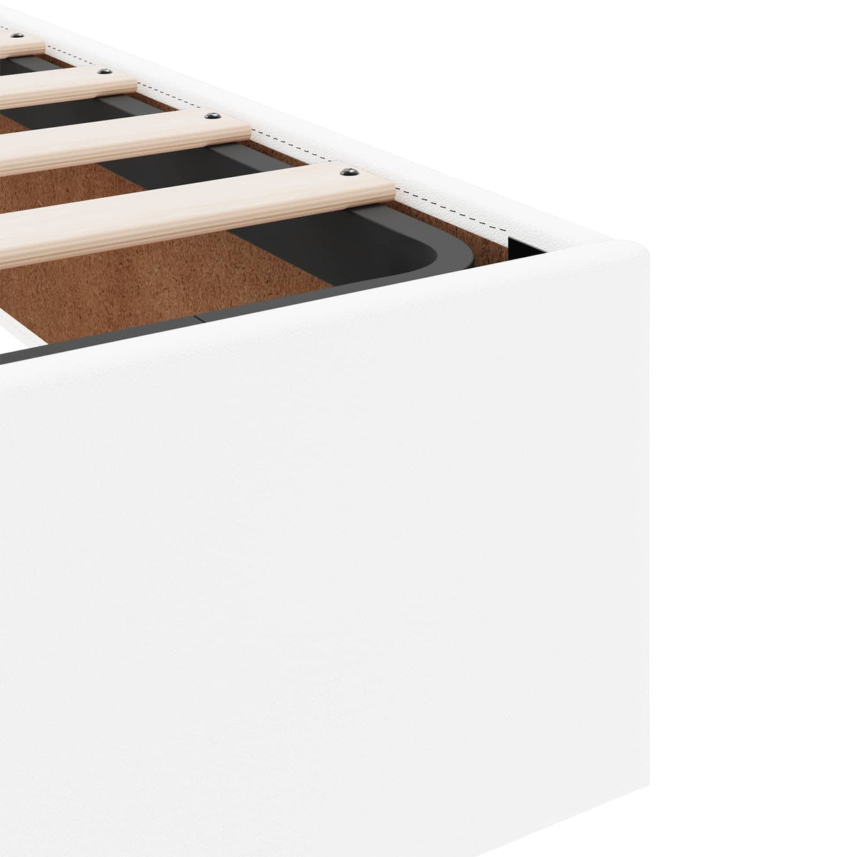 Okvir kreveta s madracem Ostalo 2 kom. Bijelo PVC Bijela 180 x 200 cm