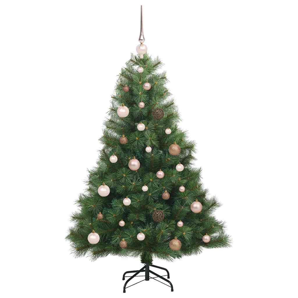 Umjetno božićno drvce s stalakom Zelena 150 cm PE i PVC 94 x 94 x 150 cm