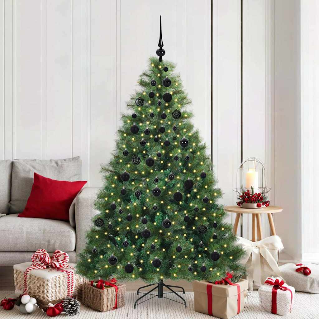 Umjetno božićno drvce s stalakom Zelena 180 cm PE i PVC 109 x 109 x 180 cm