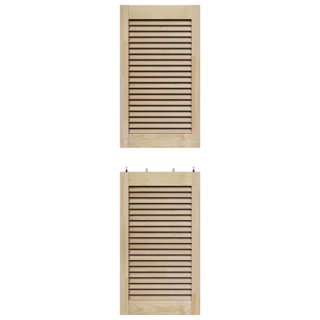Ormarna vrata s vratima 2 pcs Prirodna 140,5 x 2,1 x 39,5 cm