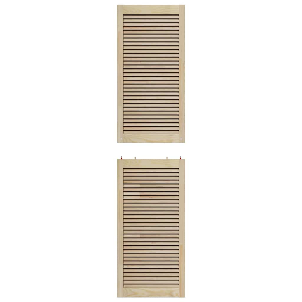 Ormarna vrata s vratima 2 pcs Prirodna 201 x 2,1 x 49,5 cm