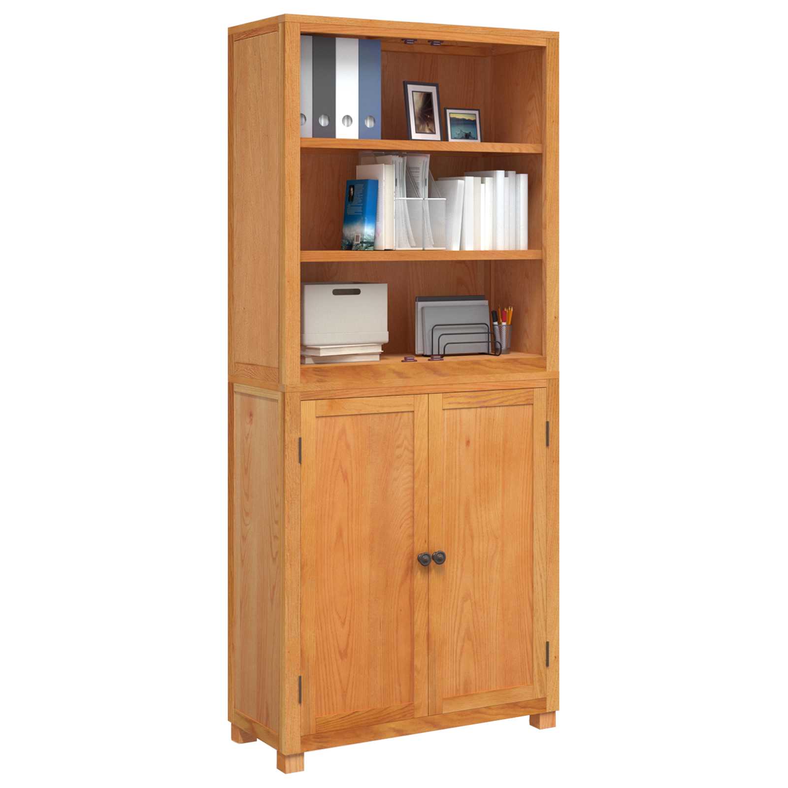 Set namještaja za pohranu 2 kom. Prirodna 80 x 35 x 185 cm
