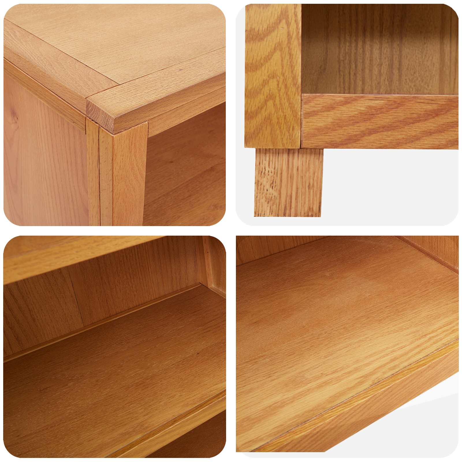 Set namještaja za pohranu 2 kom. Prirodna 80 x 35 x 185 cm