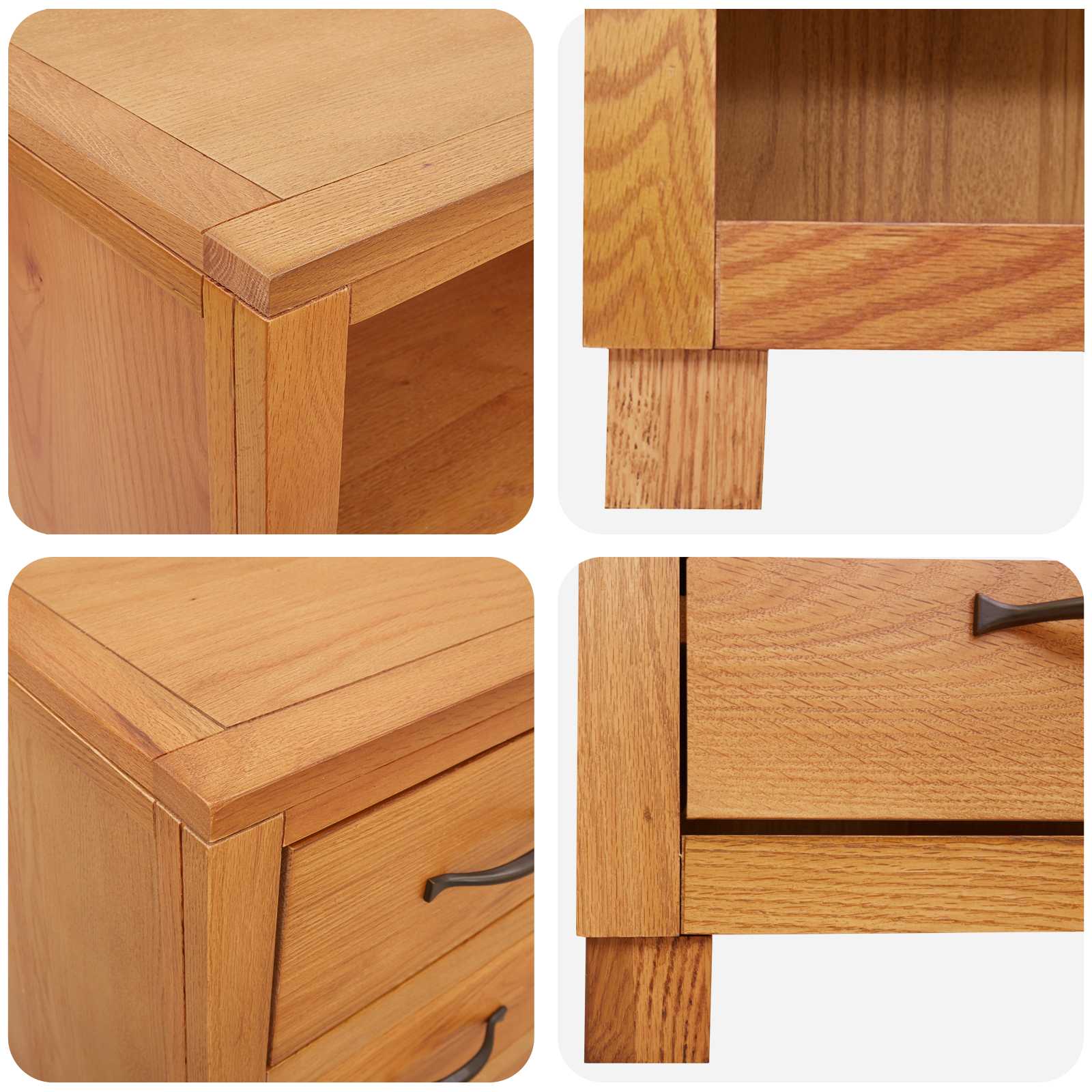 Set namještaja za pohranu 2 kom. Prirodna 80 x 35 x 185 cm