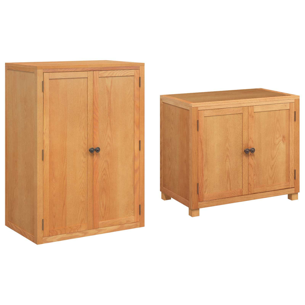 Set namještaja za pohranu 2 kom. Smeđa 80 x 50 x 180 cm