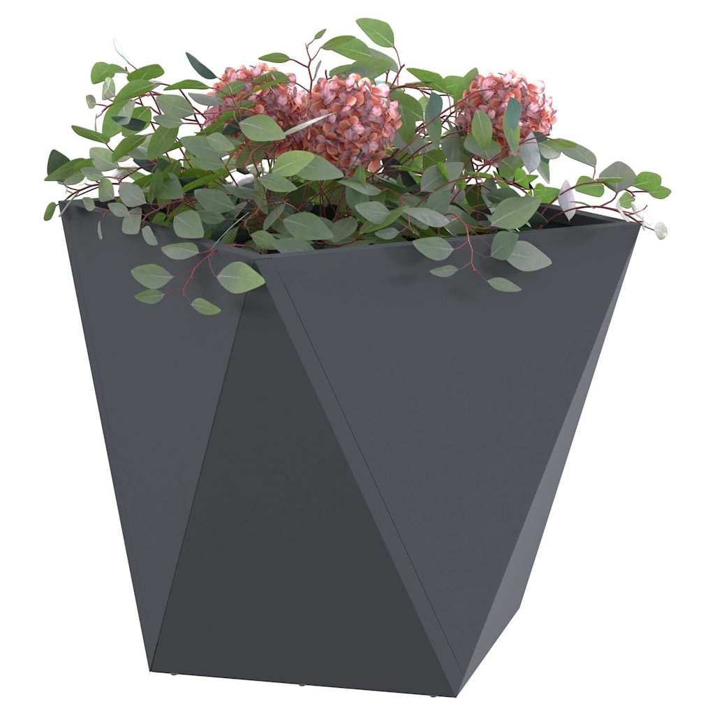 Sadilica 2 pcs Antracit 40 x 40 x 40 cm Čelik