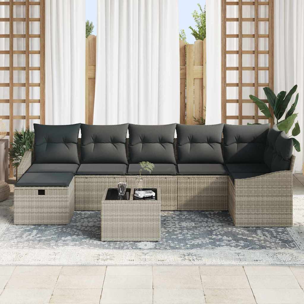 Set sofe s jastukom s pohranom 8 pcs poliratan