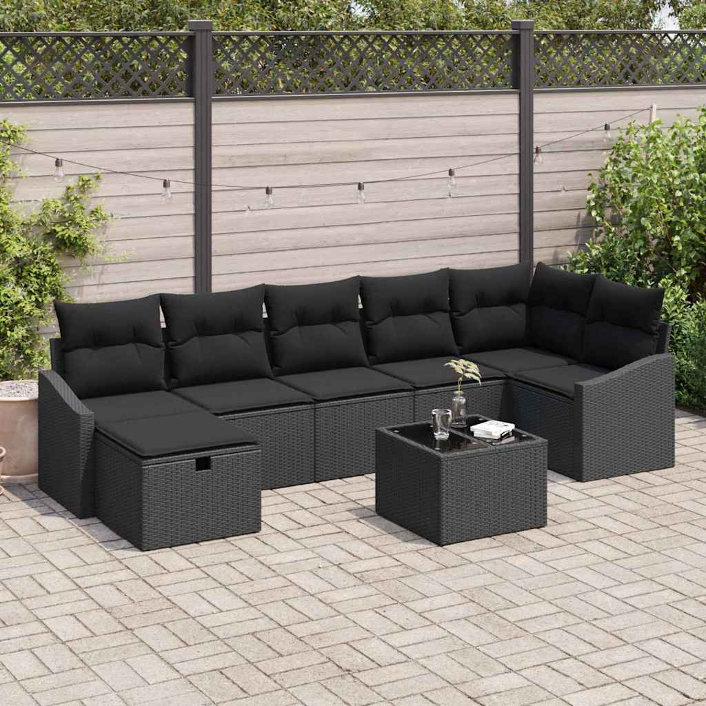 Set sofe s jastukom s pohranom 8 pcs poliratan