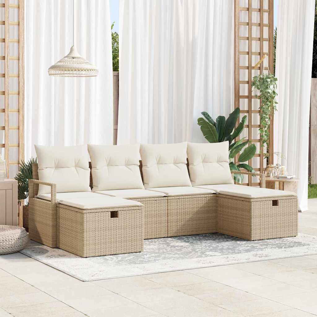 Set sofe s jastukom 5 pcs poliratan