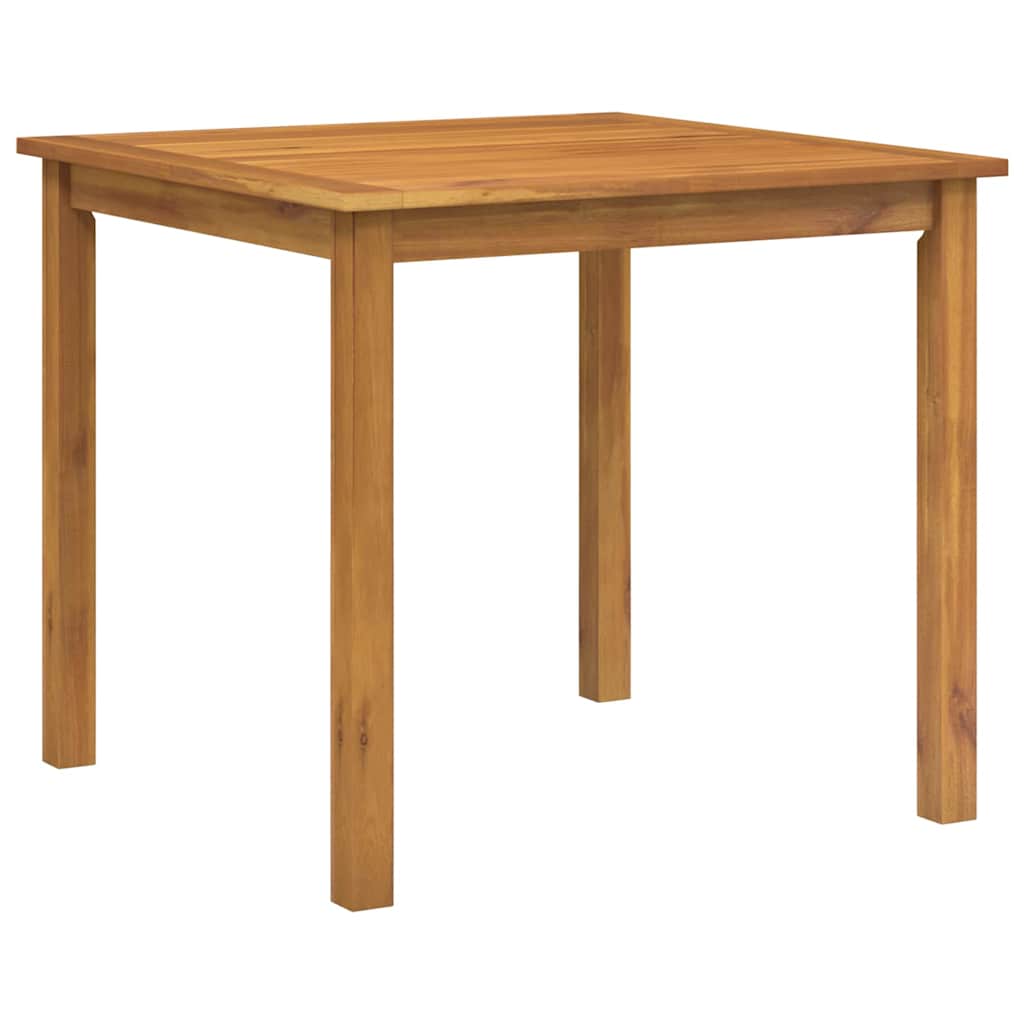 Vrtni set za objed 5 kom. Crna Čvrsto drvo akacije 85 x 85 x 74 cm