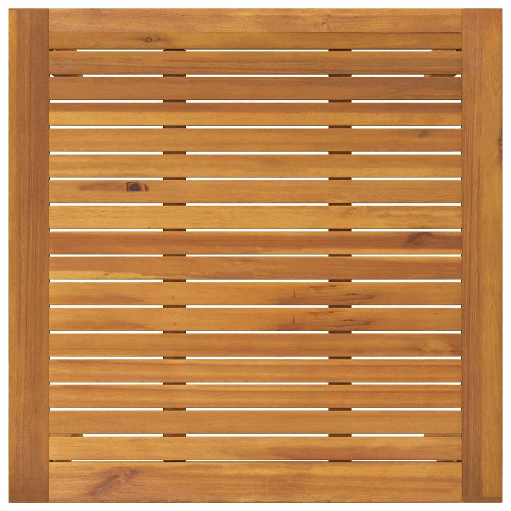 Vrtni set za objed 5 kom. Crna Čvrsto drvo akacije 85 x 85 x 74 cm