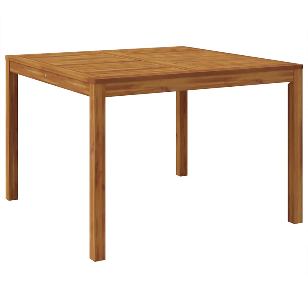 Vrtni set za objed 5 kom. Siva Čvrsto drvo akacije 110 x 110 x 75 cm