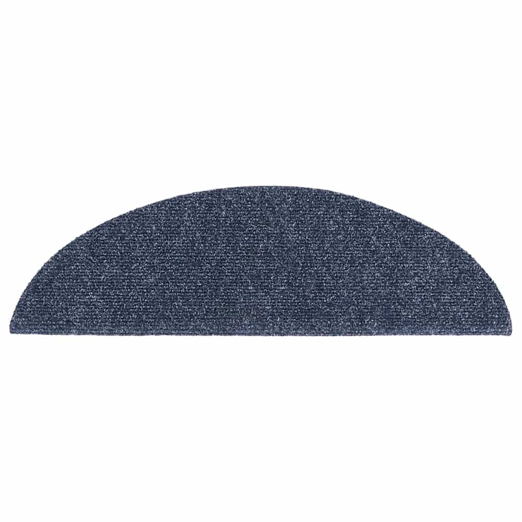 Prostirke za stepenice samoljepljive 20 kom 56x17x3 cm plave poluokrugle
