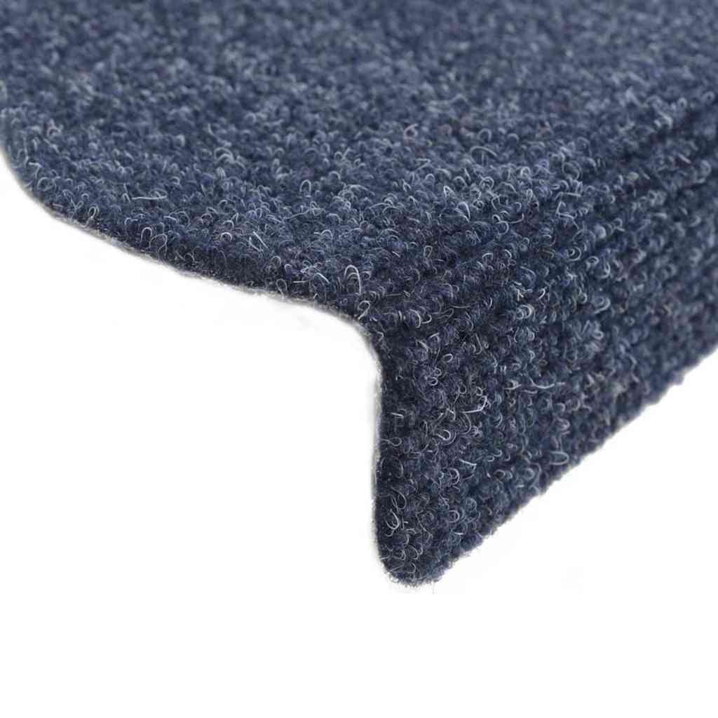 Prostirke za stepenice samoljepljive 20 kom 56x17x3 cm plave poluokrugle