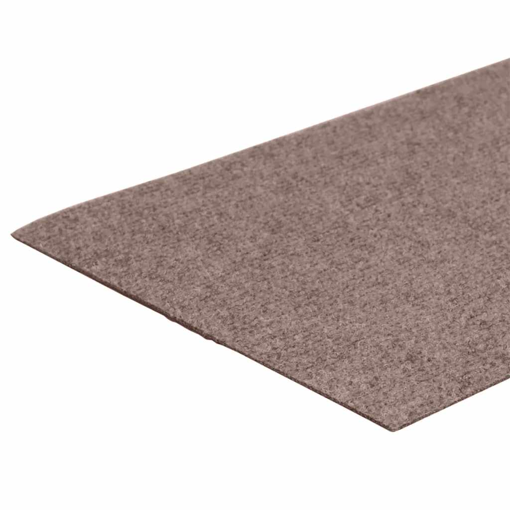 Prostirke za stepenice samoljepljive 30 kom 60x25 cm svijetlosmeđe pravokutne