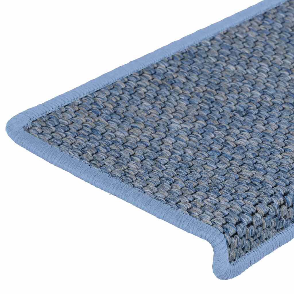 Samoljepljivi otirači za stepenice 30 kom 65x21x4 cm plavi