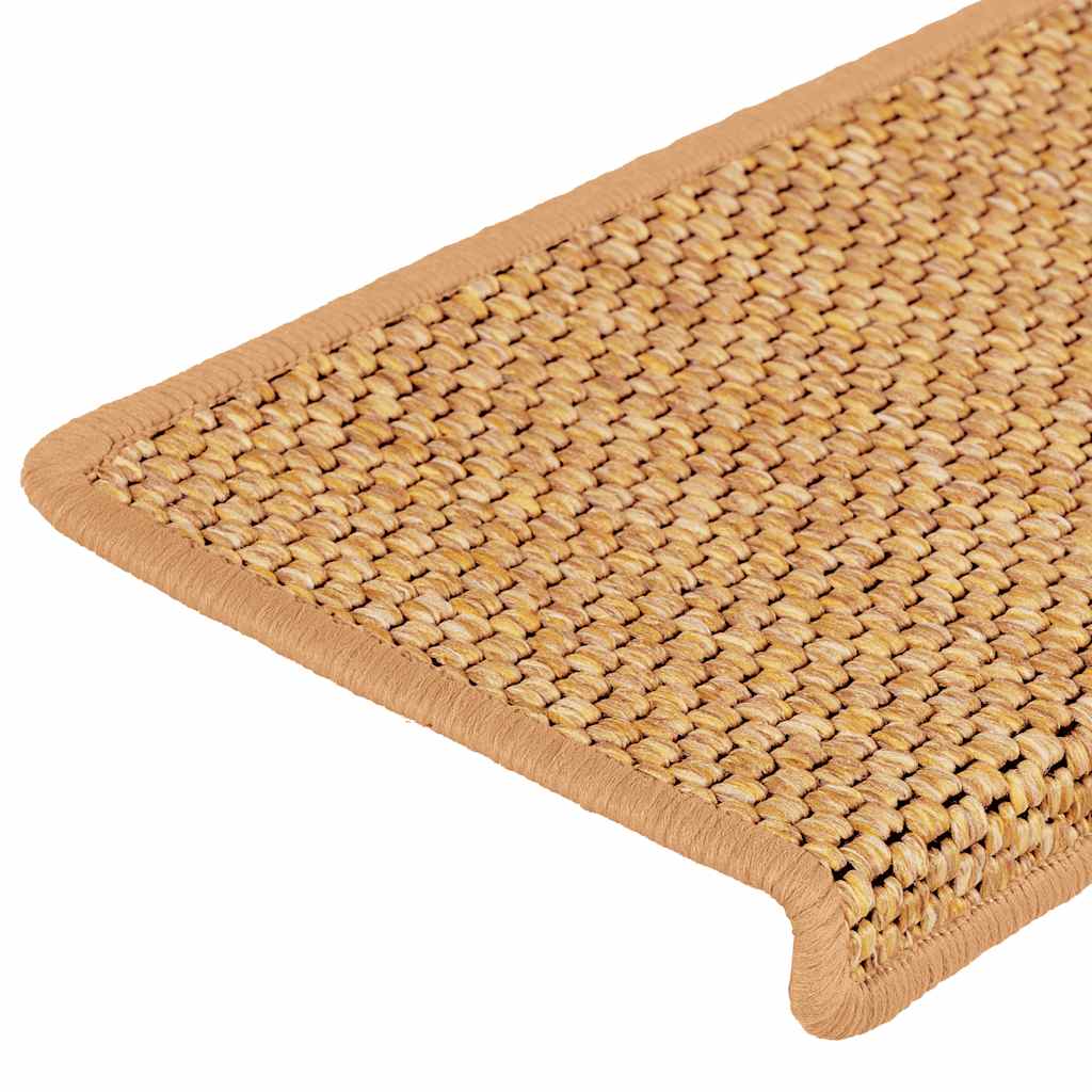 Samoljepljivi otirači za stepenice 30 kom 65x21x4 cm sisal