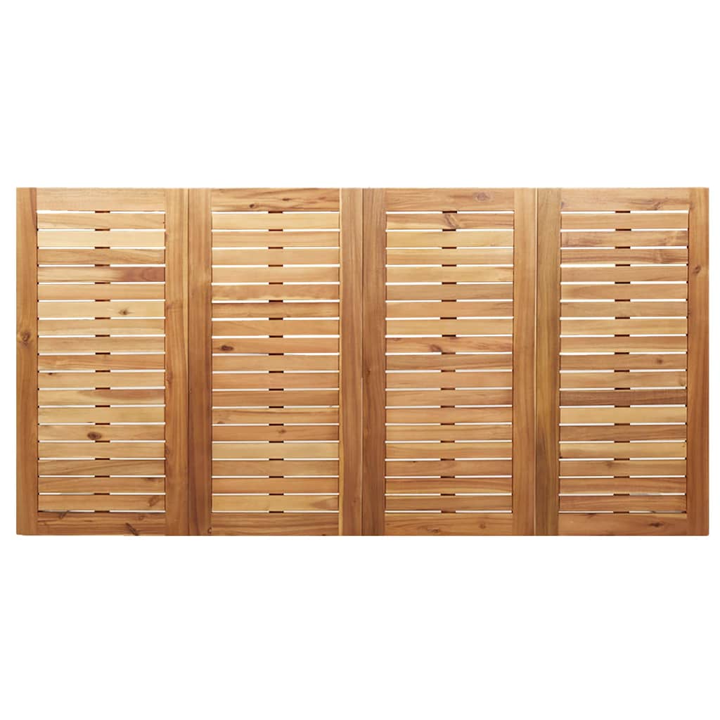 Vanjski set za objedovanje 9 pcs Smeđa Čvrsto drvo akacije