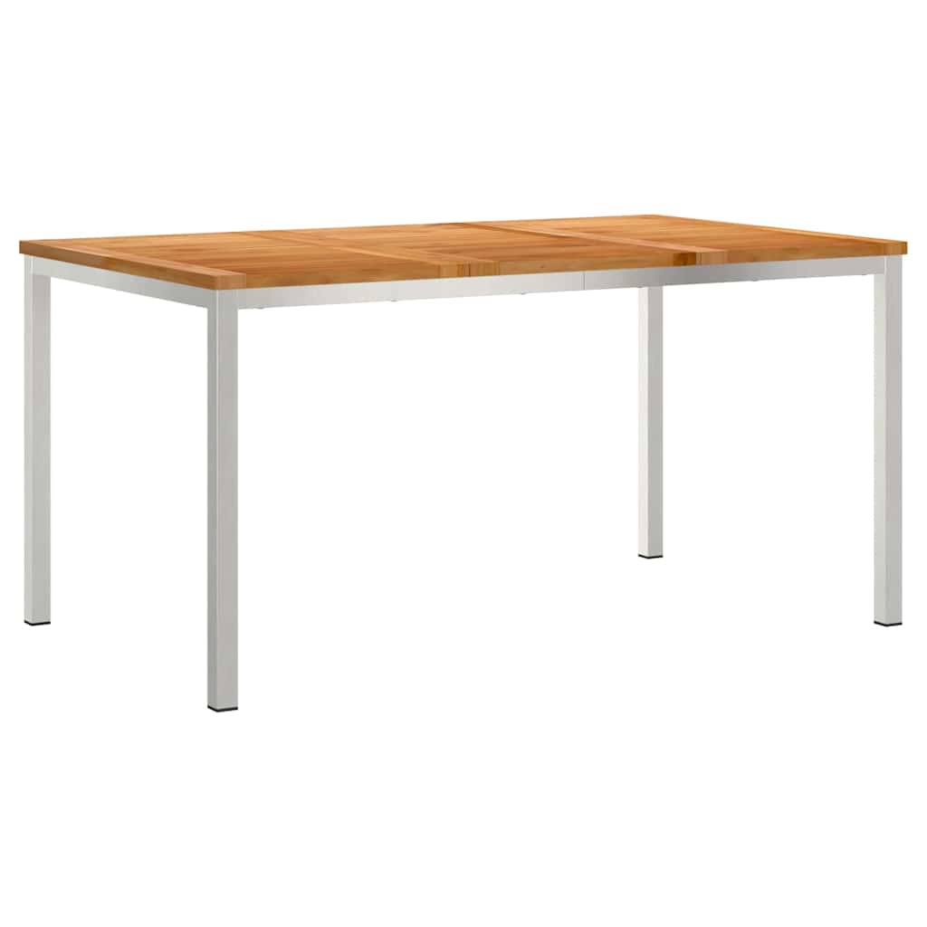 Vanjski set za objedovanje 5 pcs Smeđa Čvrsto teak drvo