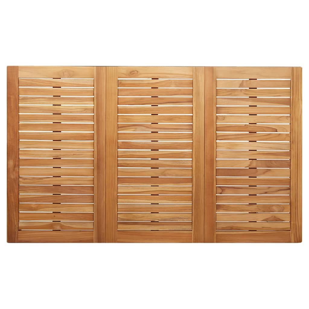 Vanjski set za objedovanje 5 pcs Smeđa Čvrsto teak drvo