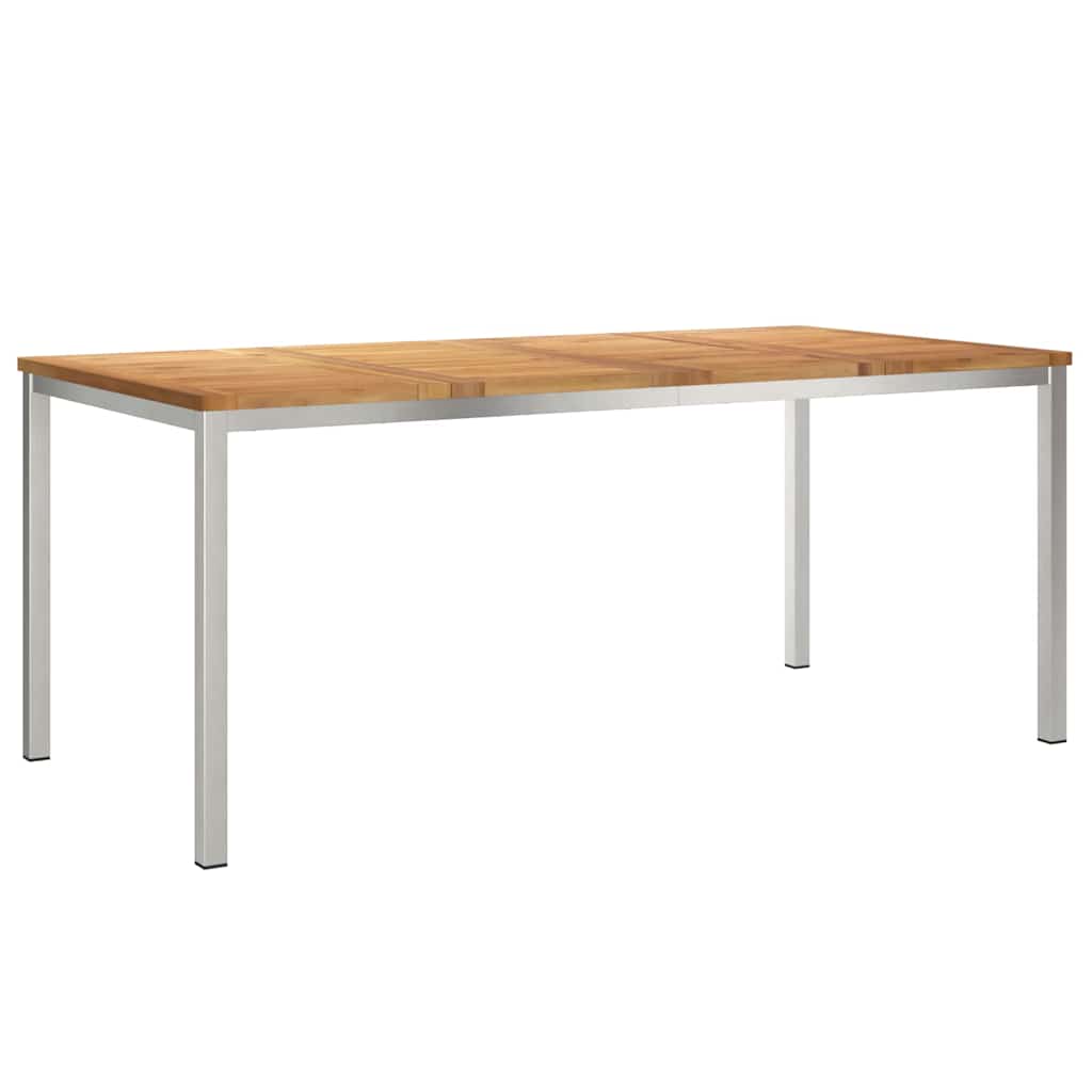Vanjski set za objedovanje 5 pcs Smeđa Čvrsto teak drvo