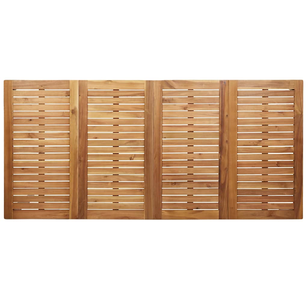 Vanjski set za objedovanje 5 pcs Smeđa Čvrsto teak drvo