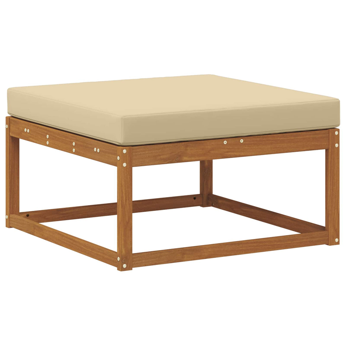 Set vanjskih sofa 6 kom. Prirodna i bež Smeđa 331 x 172,5 x 73 cm