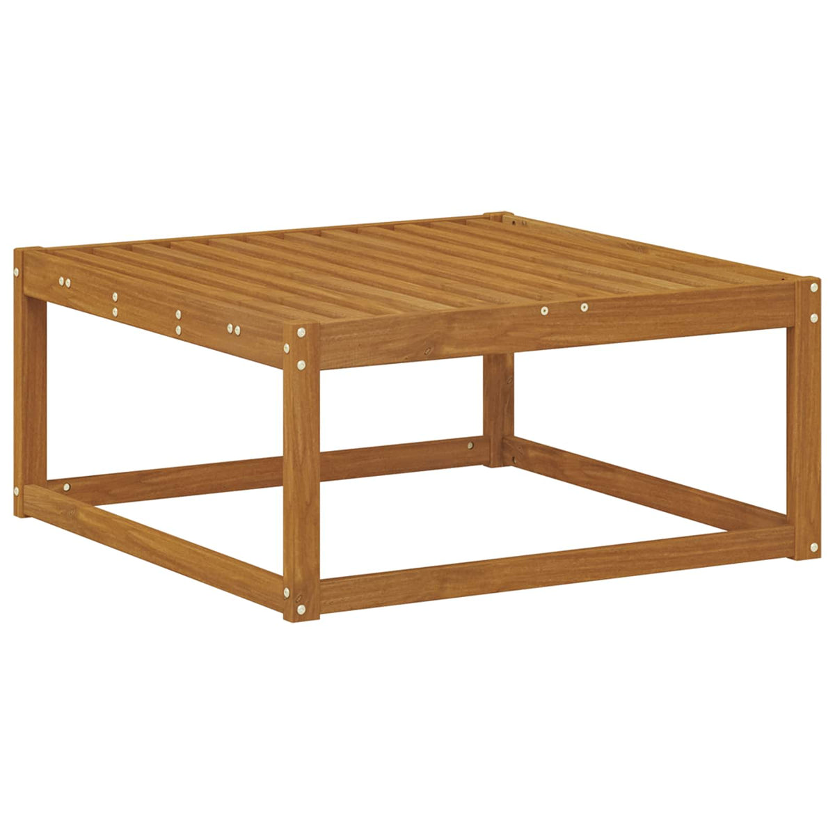 Set vanjskih sofa 6 kom. Prirodna Čvrsto drvo akacije Smeđa 325 x 162,5 x 73 cm