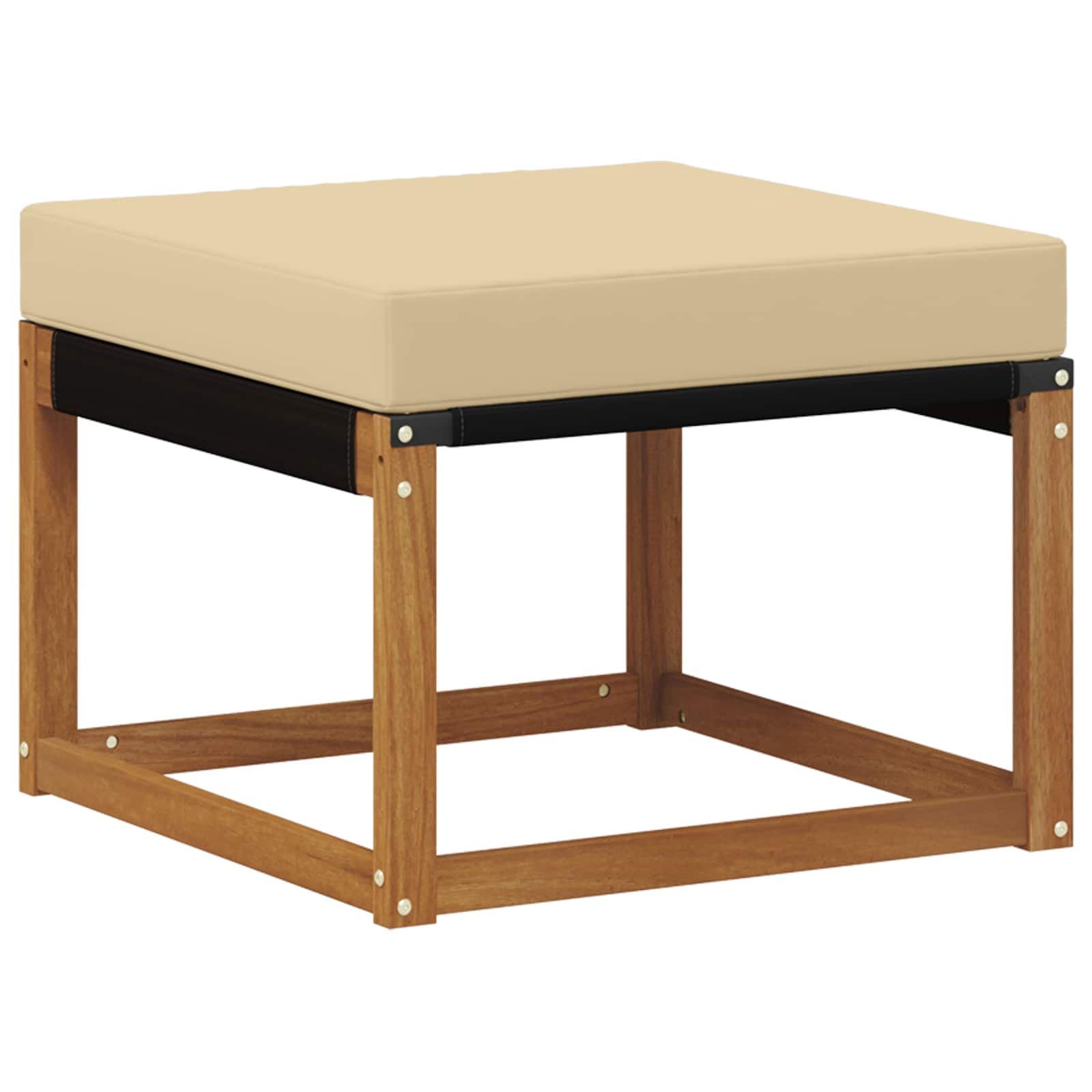 Set vanjskih sofa s jastukom 4 pcs Prirodna i bež
